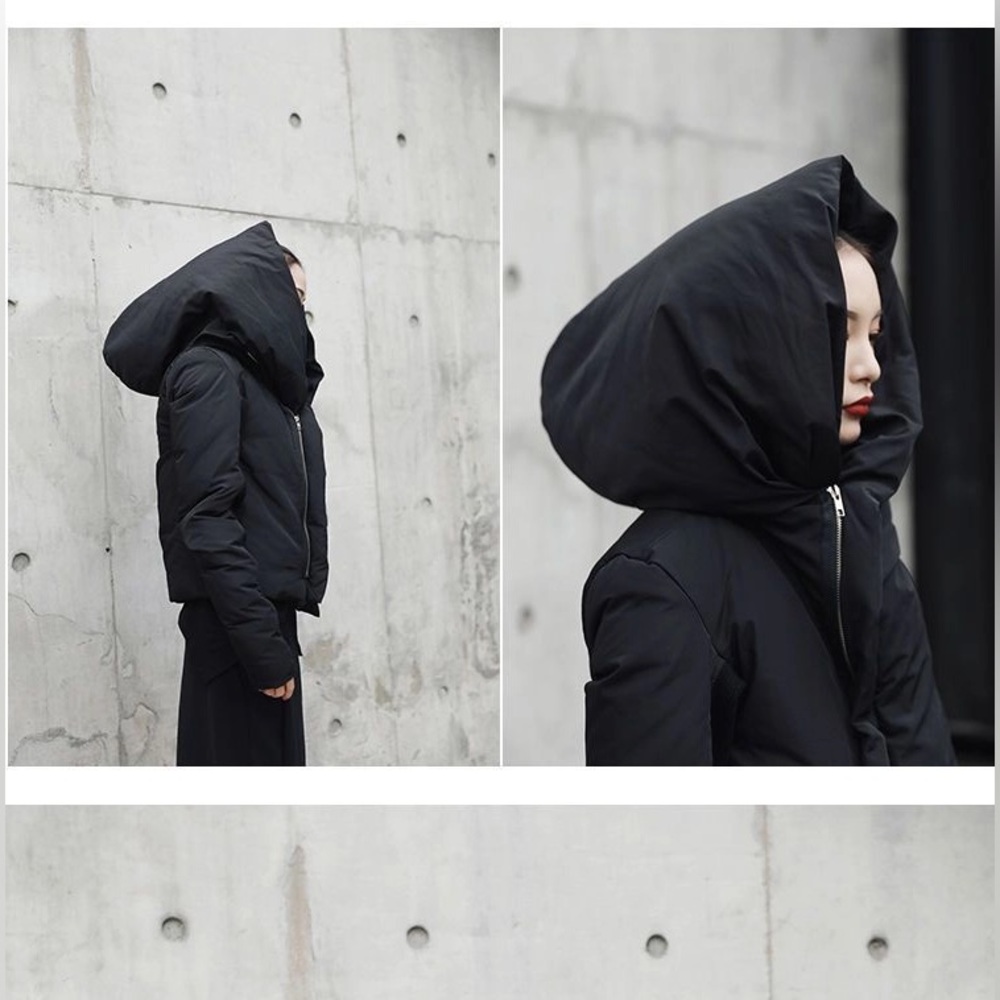 SIMPLE BLACK Puffer Jacket NWOT